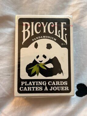 New Bicycle Panda Playing Cards